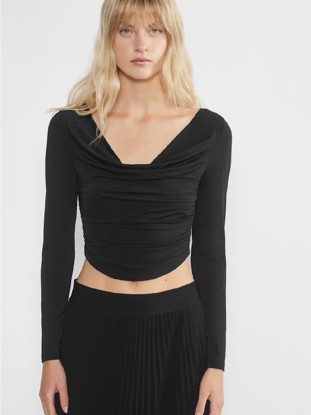Wilfred Parfait Long-sleeved crop top (size M)
